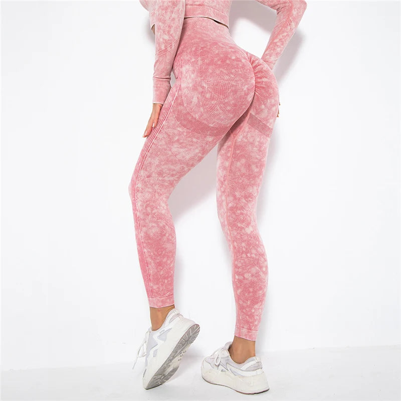 Yoga Leggings - High Waist, Seamless, Workout & Fitness - FitFlex