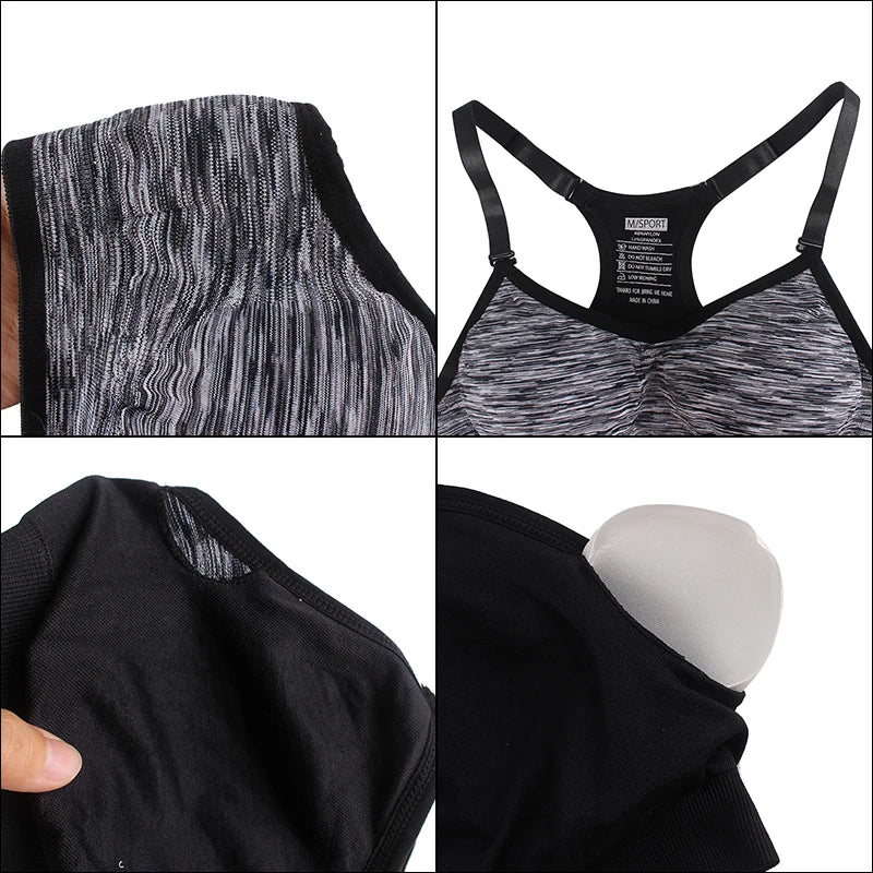 Sports Yoga Bra - Breathable, Quick Dry, Push Up | Fitness Active Bra - Gym Running Bra