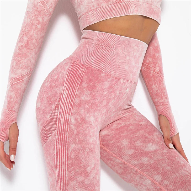 Yoga Leggings - High Waist, Seamless, Workout & Fitness - FitFlex