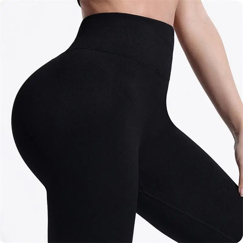 Yoga Pants for Women - High Waist, Solid Color, Tight Fitting - AuraActivewear