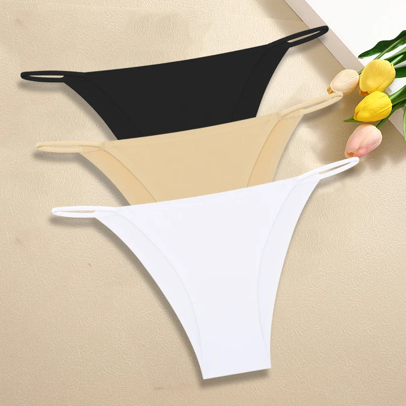 Women's Seamless Panties - Low Rise Briefs for Ultimate Comfort
