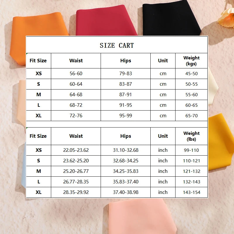 Seamless Panties Set - 3Pcs/ Set - Ultra-thin - V-Waist - Thongs - G-String - Lingerie - Underwear