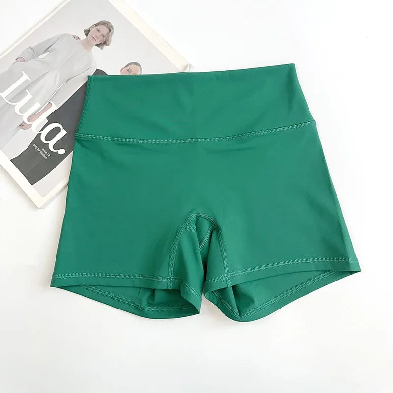 Women's Sports Biker Shorts - High Waist, Naked Feeling, Push Up, Fitness Leggings