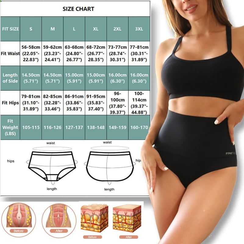 High Waist Seamless Bodyshaper Panties - Enhance Your Figure