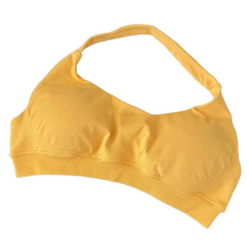 Seamless High-Support Sports Bra for Women - Yoga & Gym Top