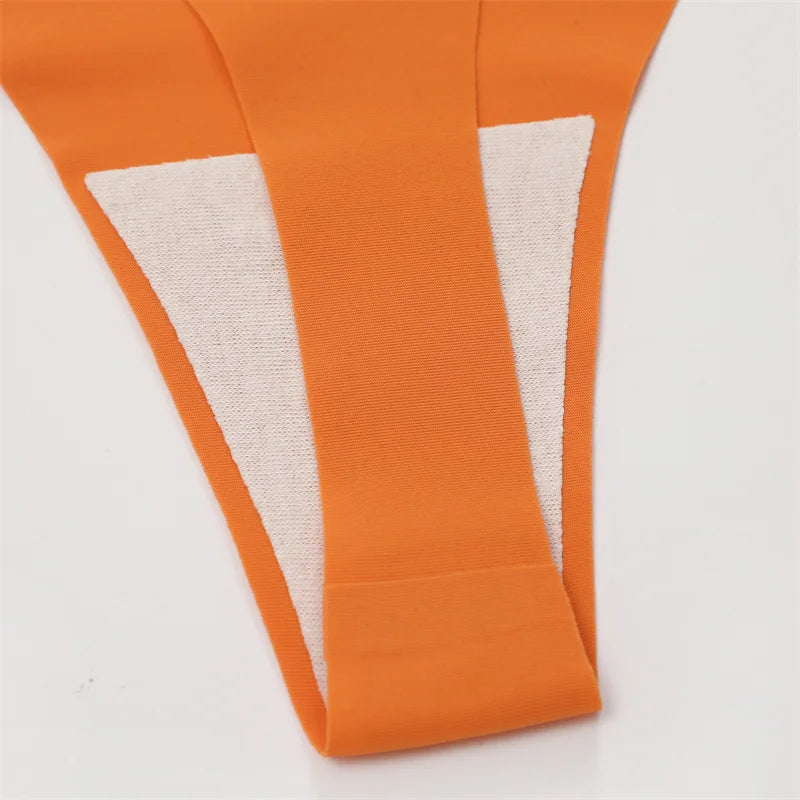 Seamless Panties Set - 3Pcs/ Set - Ultra-thin - V-Waist - Thongs - G-String - Lingerie - Underwear