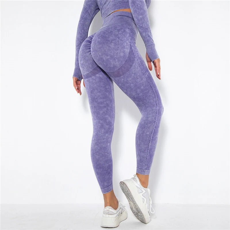 Yoga Leggings - High Waist, Seamless, Workout & Fitness - FitFlex