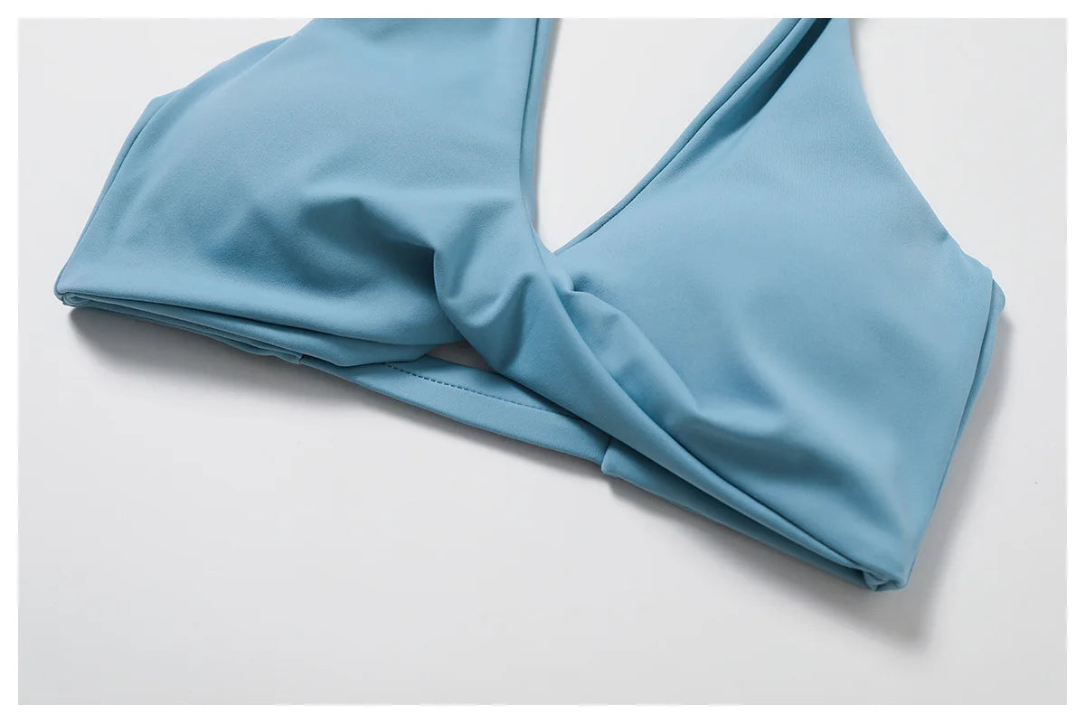 Seamless Yoga Set for Women - High-Waist Leggings & Push-Up Bra - Gym Workout Clothes