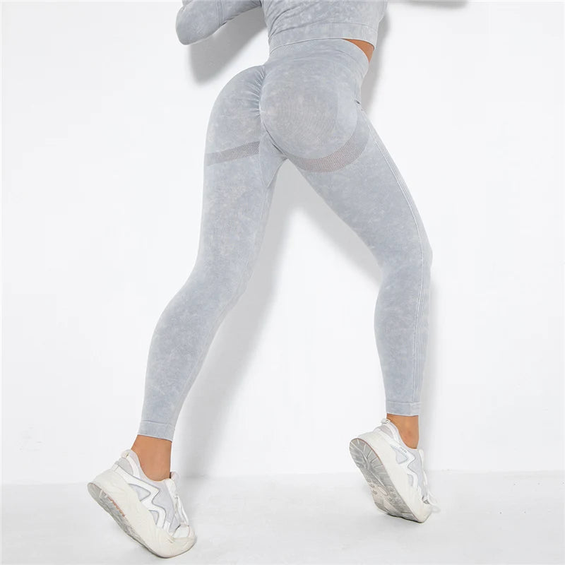 Yoga Leggings - High Waist, Seamless, Workout & Fitness - FitFlex