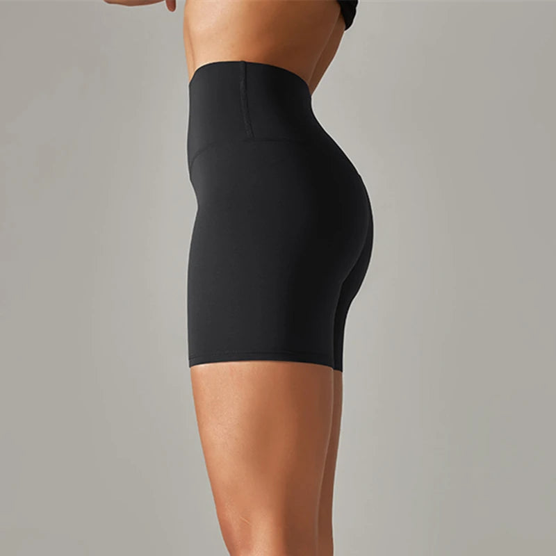 Squat Proof Women's Sports Shorts - High Waist, Quick Drying, Fitness & Workout