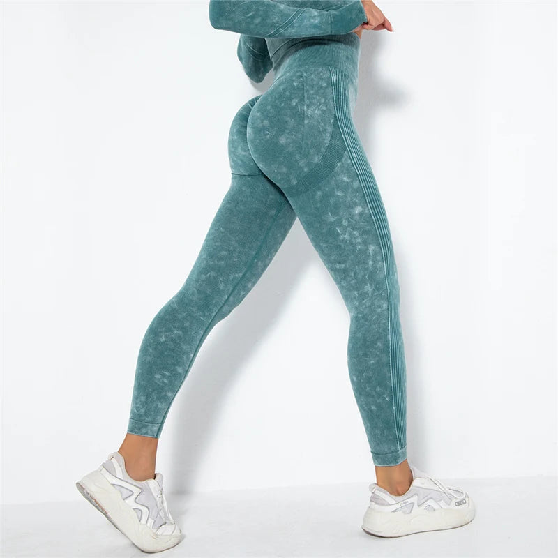Yoga Leggings - High Waist, Seamless, Workout & Fitness - FitFlex