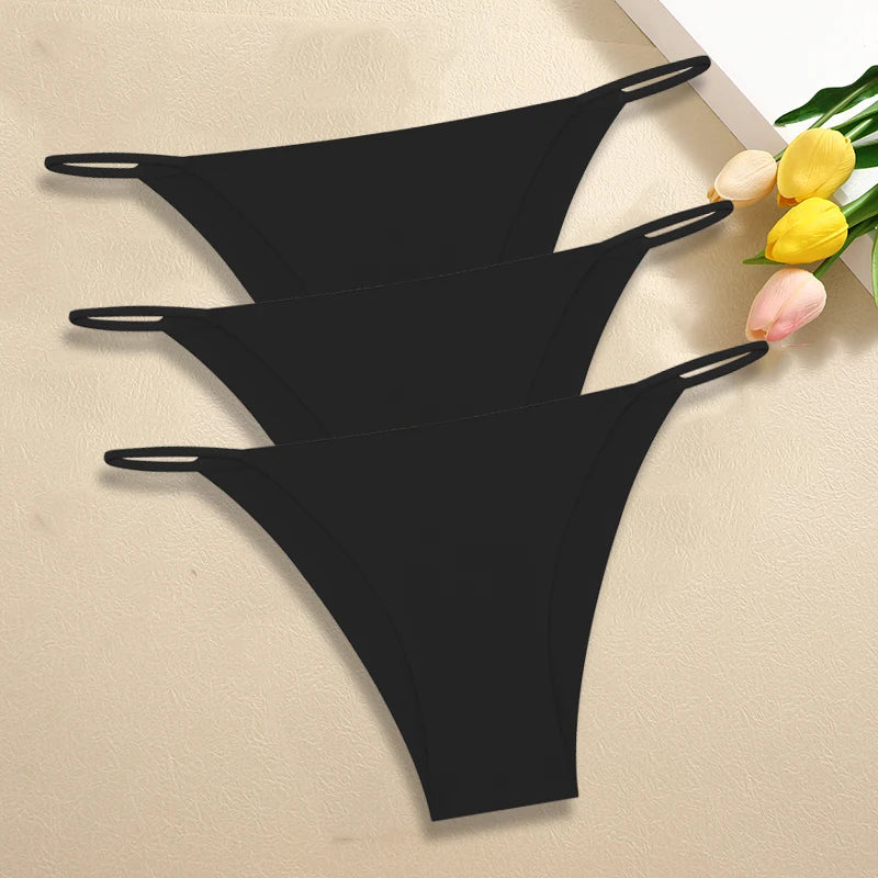Women's Seamless Panties - Low Rise Briefs for Ultimate Comfort