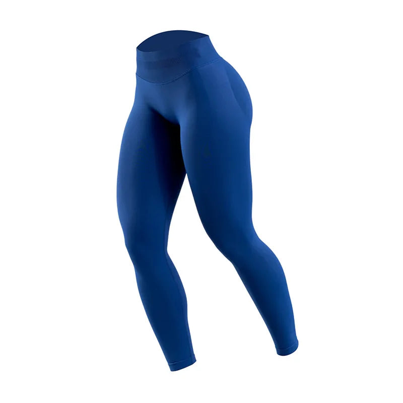 Yoga Pants for Women - High Waist, Solid Color, Tight Fitting - AuraActivewear