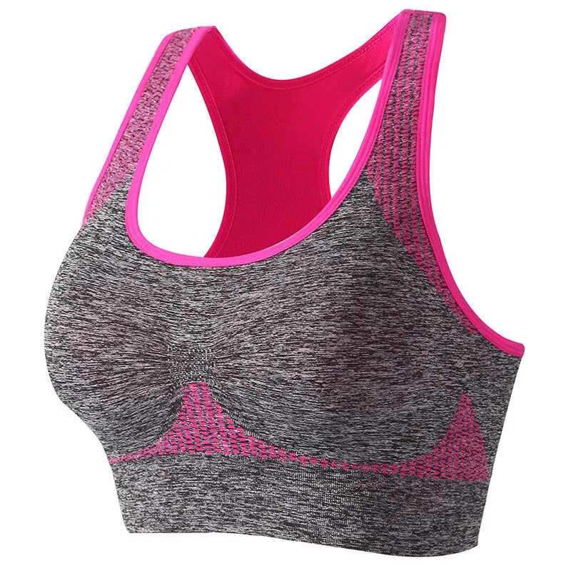 Women's Workout Sports Bras - Fitness Backless Padded Ivy Low Impact Bra