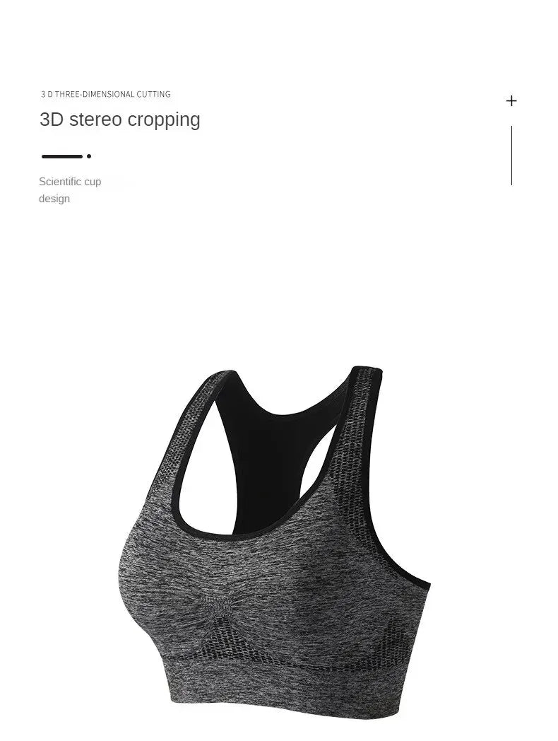 Women's Workout Sports Bras - Fitness Backless Padded Ivy Low Impact Bra