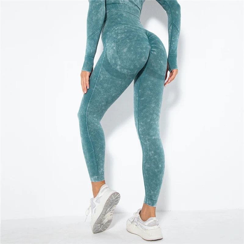 Yoga Leggings - High Waist, Seamless, Workout & Fitness - FitFlex