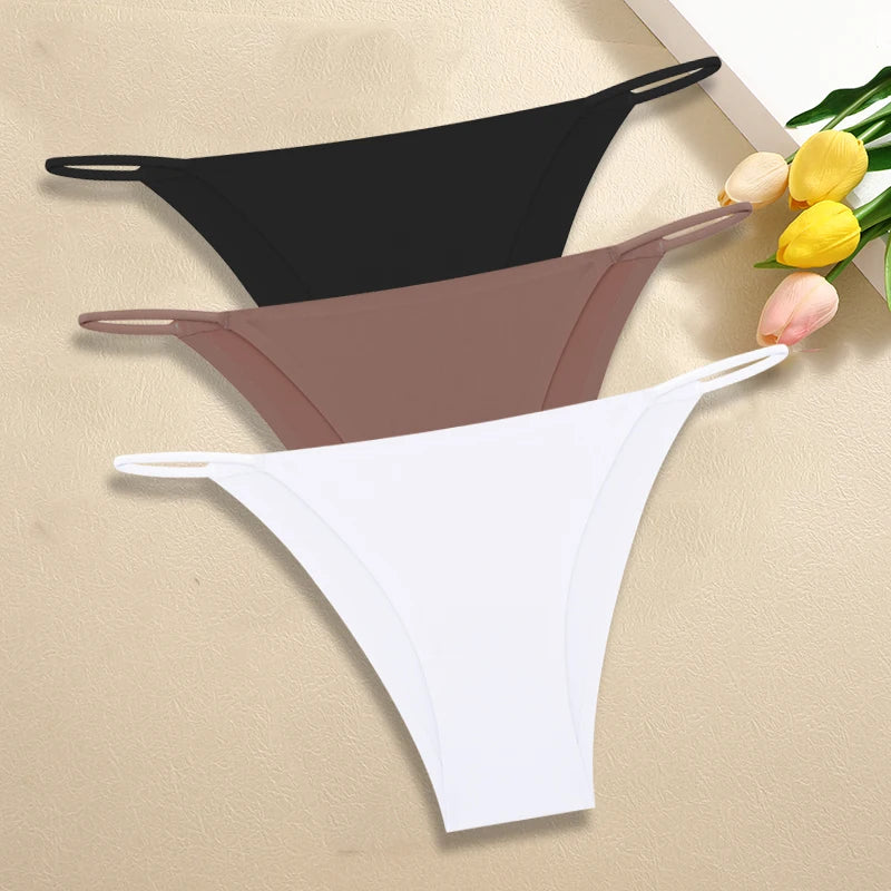 Women's Seamless Panties - Low Rise Briefs for Ultimate Comfort