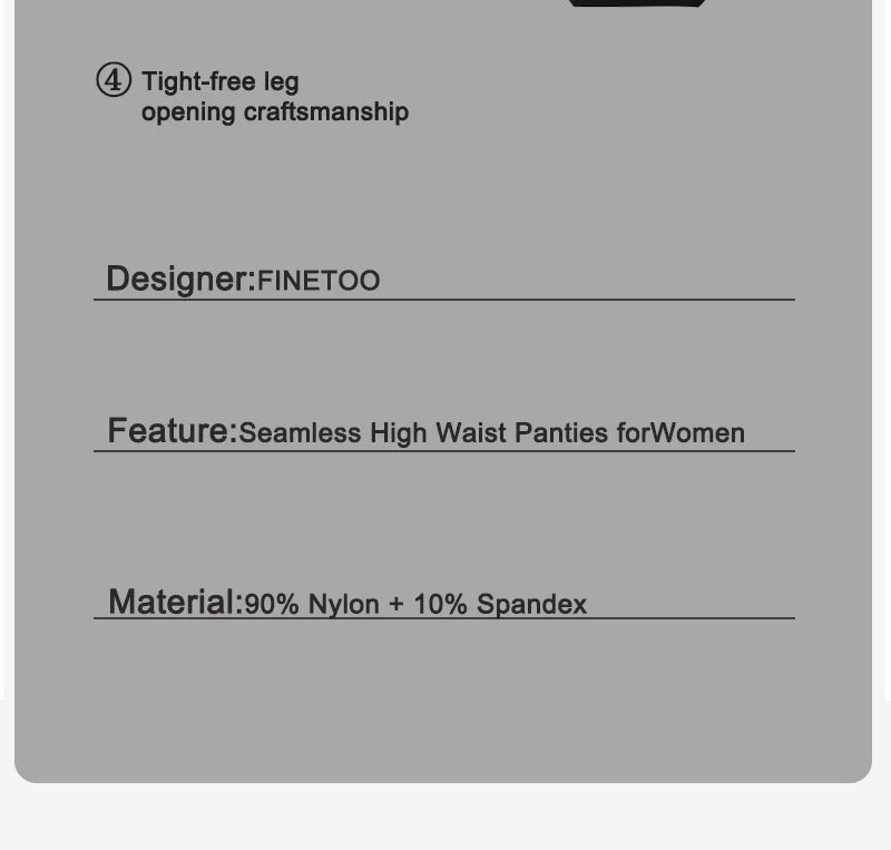 High Waist Seamless Bodyshaper Panties - Enhance Your Figure