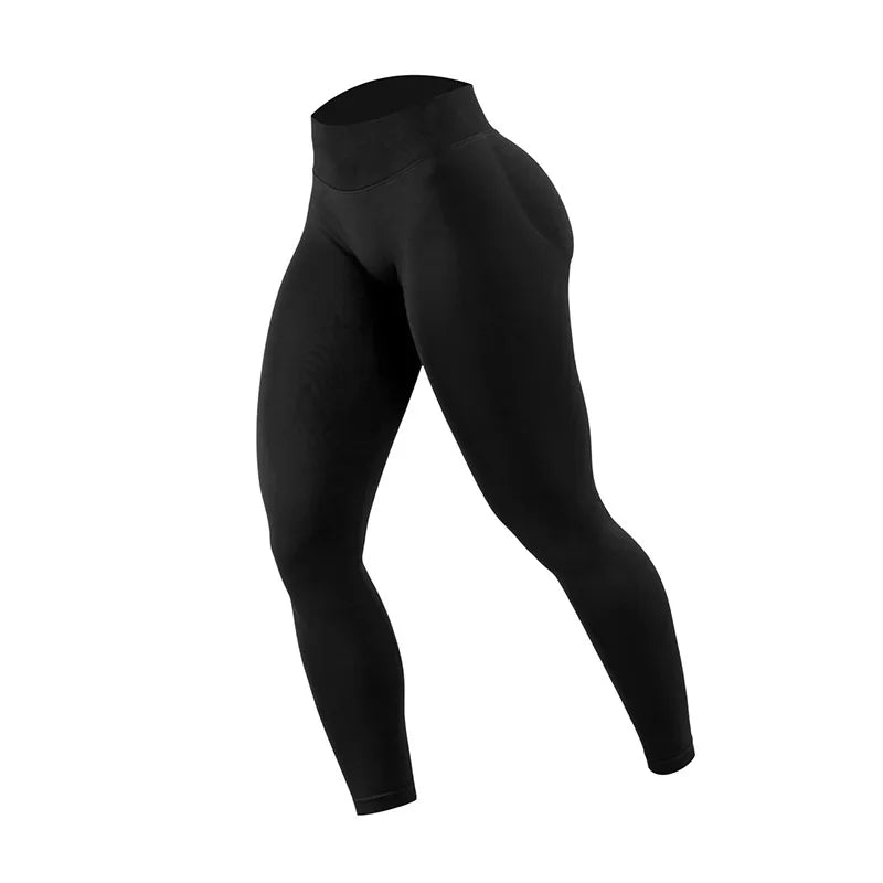 Yoga Pants for Women - High Waist, Solid Color, Tight Fitting - AuraActivewear