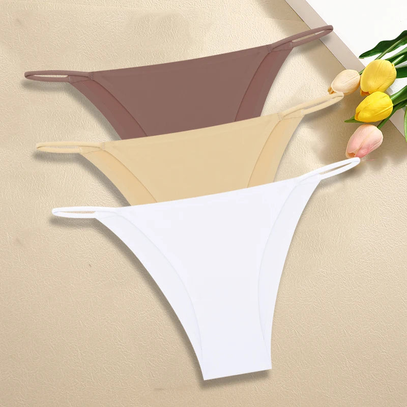 Women's Seamless Panties - Low Rise Briefs for Ultimate Comfort