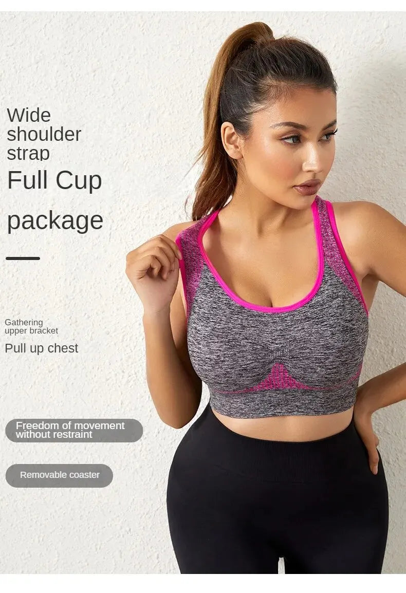 Women's Workout Sports Bras - Fitness Backless Padded Ivy Low Impact Bra
