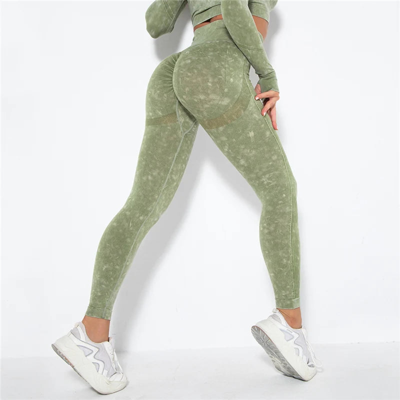 Yoga Leggings - High Waist, Seamless, Workout & Fitness - FitFlex