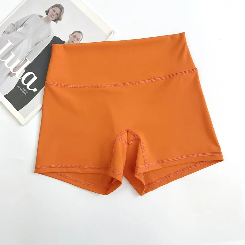 Women's Sports Biker Shorts - High Waist, Naked Feeling, Push Up, Fitness Leggings