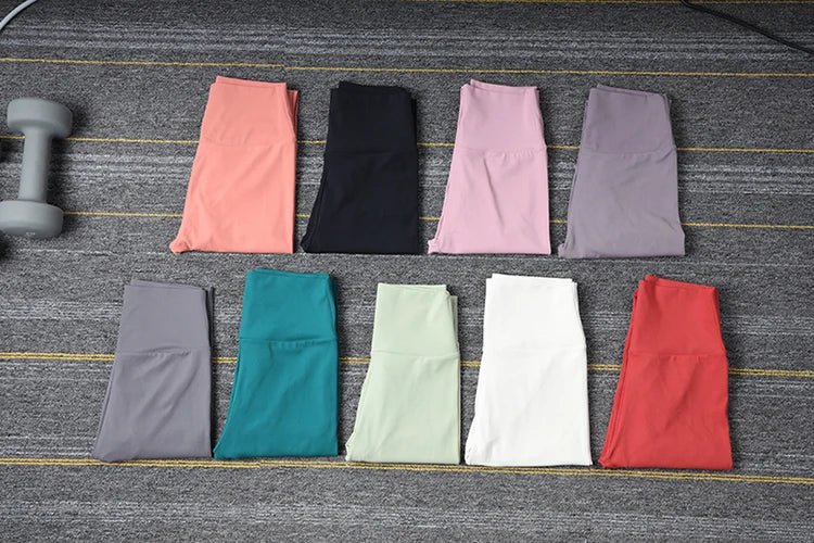 High-Waist Seamless Yoga Pants for Women - Hip-Push - Activewear