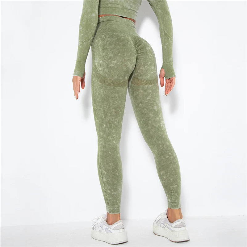 Yoga Leggings - High Waist, Seamless, Workout & Fitness - FitFlex