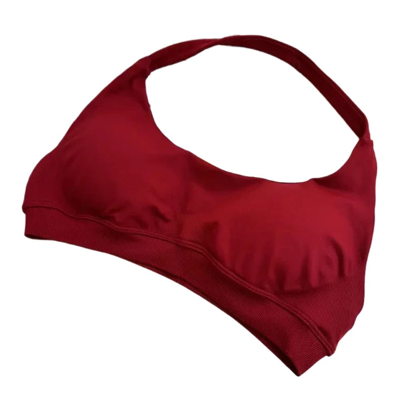 Seamless High-Support Sports Bra for Women - Yoga & Gym Top