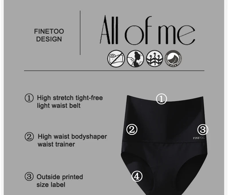 High Waist Seamless Bodyshaper Panties - Enhance Your Figure