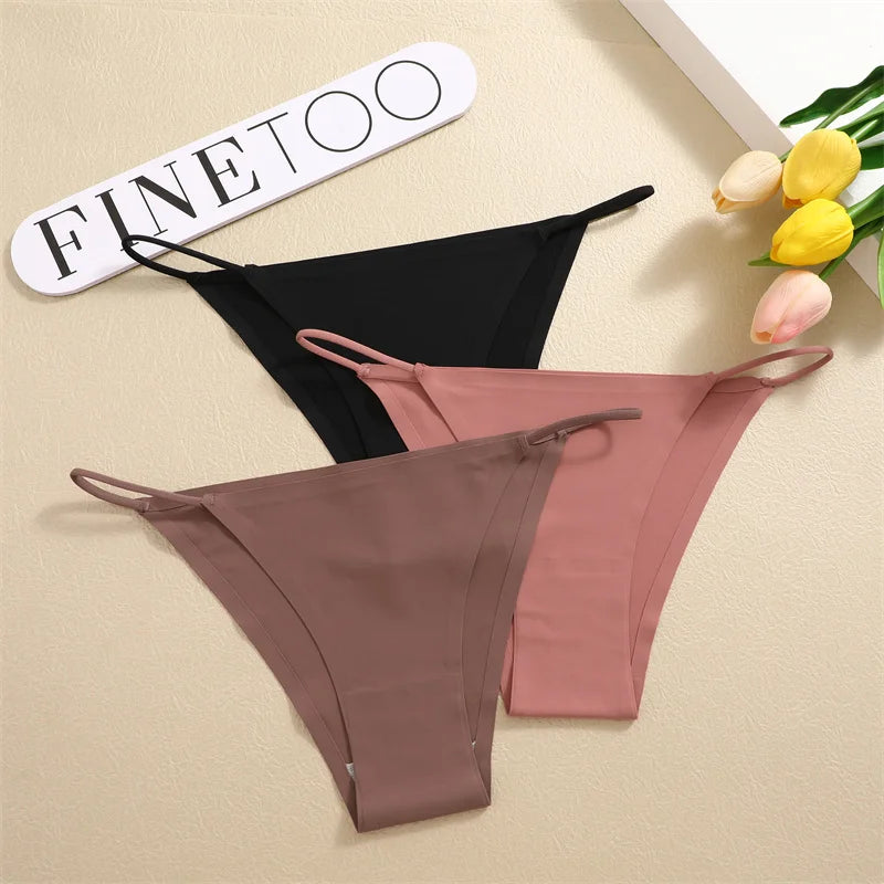 Women's Seamless Panties - Low Rise Briefs for Ultimate Comfort