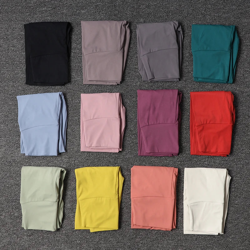High-Waist Seamless Yoga Pants for Women - Hip-Push - Activewear