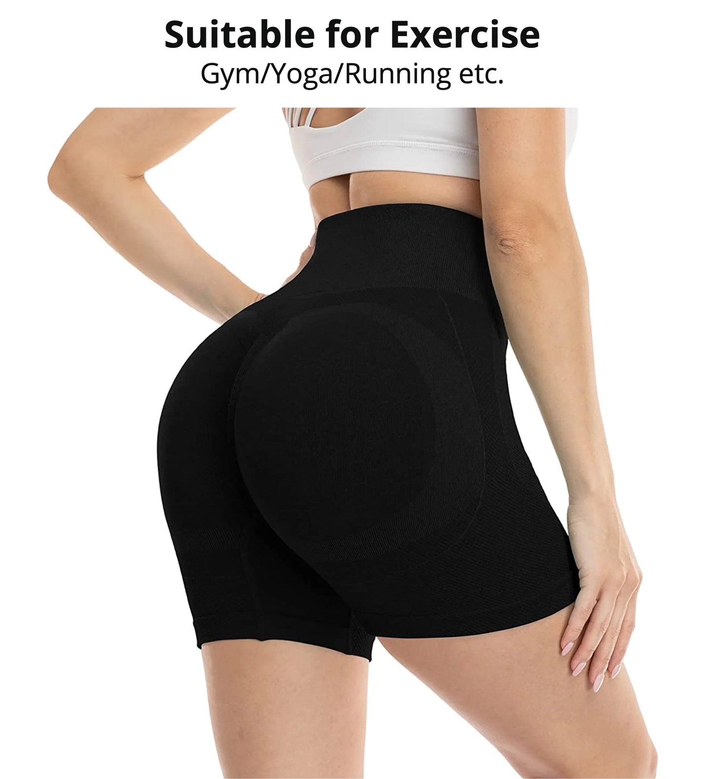 Seamless Sports Leggings for Women - High-Waist Workout Scrunch Leggings