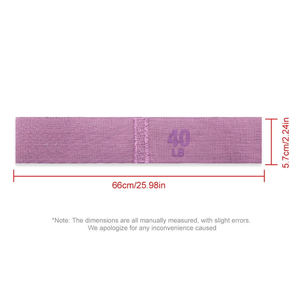 Resistance Bands for Legs and Butt - Hip Glute Thigh Booty Bands - Elastic Workout Bands for Fitness - Yoga Gym Equipment