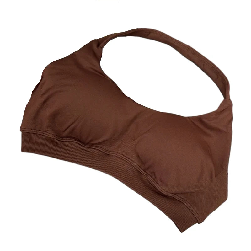 Seamless High-Support Sports Bra for Women - Yoga & Gym Top