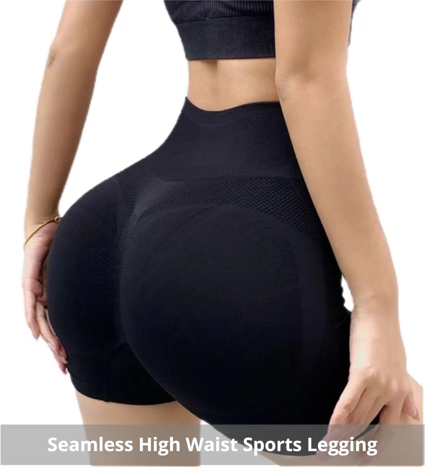 Seamless Sports Leggings for Women - High-Waist Workout Scrunch Leggings