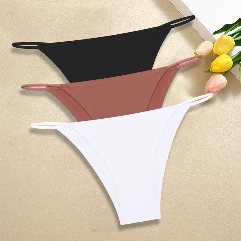 Women's Seamless Panties - Low Rise Briefs for Ultimate Comfort